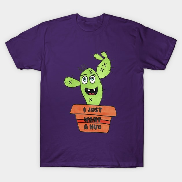 I just wanta hug T-Shirt by Loose Tangent Arts